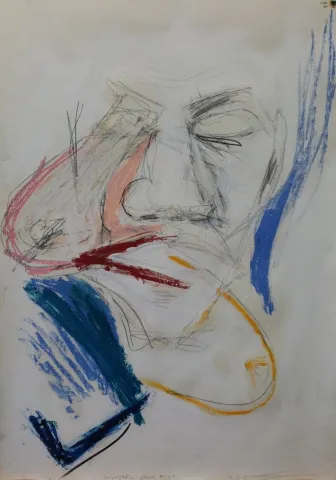 Alexander Karner, O.T., Mischtechnik auf Papier, 2012