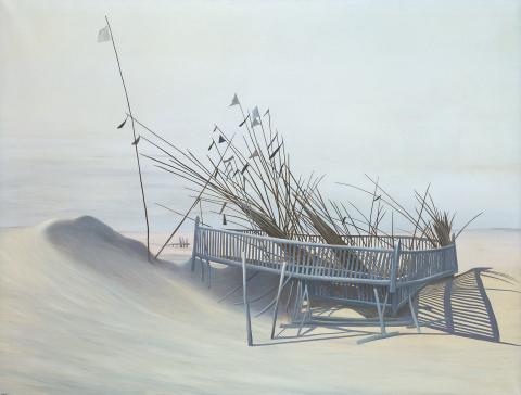 Eduard Angeli, The End of the Journey, Acrylic on Canvas, 1976